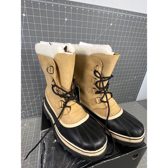 Sorel Caribou Men’s Waterproof Insulated Winter Boot Size 11 NEW - Picture 2 of 10